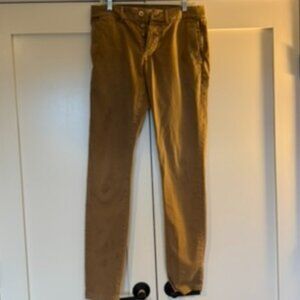 life/after/denim Weekend Chino in Camel Brown, Men's size 32. Slim, tall